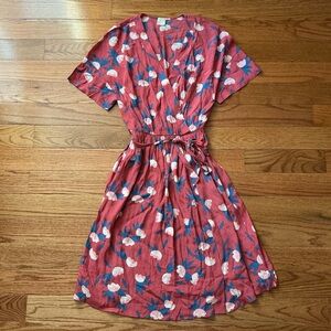 Paris Des Petits Hauts Floral Wrap Dress